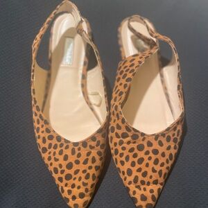 Ladies Leopard Dress Flats